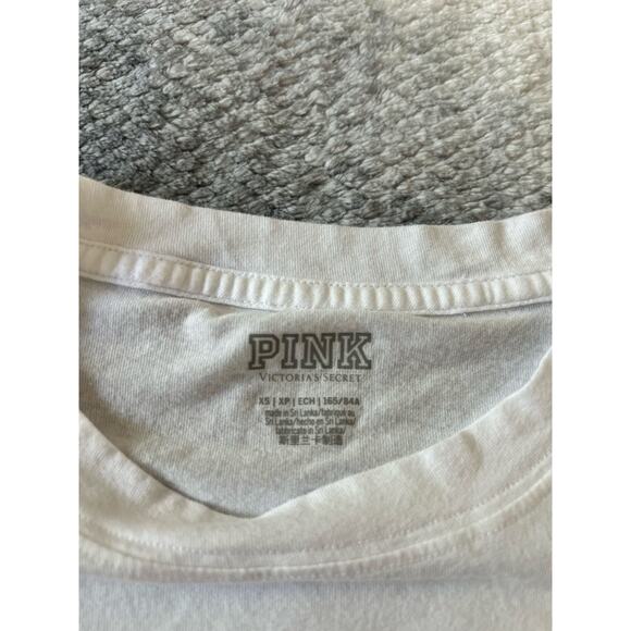 Victoria's Secret Long Sleeve Crewneck Campus Floral Oversized Shirt Size XS - Picture 4 of 10